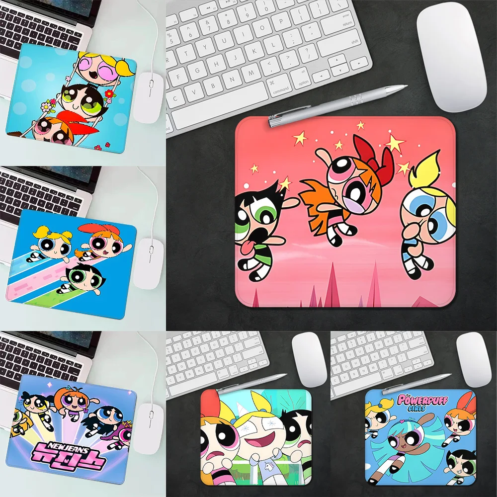 

Cute Powerpuffs-Girls Gaming Mouse Pad XS Small Mousepad For PC Gamer Desktop Decoration Office Mouse Mat Deskmat Rug