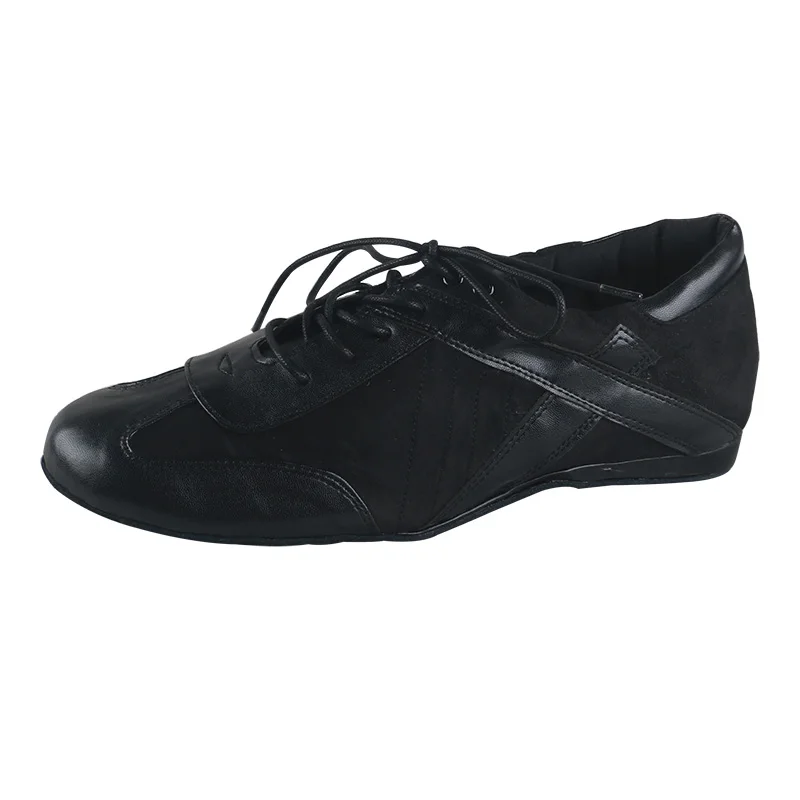 Chaussures de danse en cuir suédé pour hommes, leurre Venus, personnalisé OEM, salle de Rh, ligne d'hiver, noir et blanc