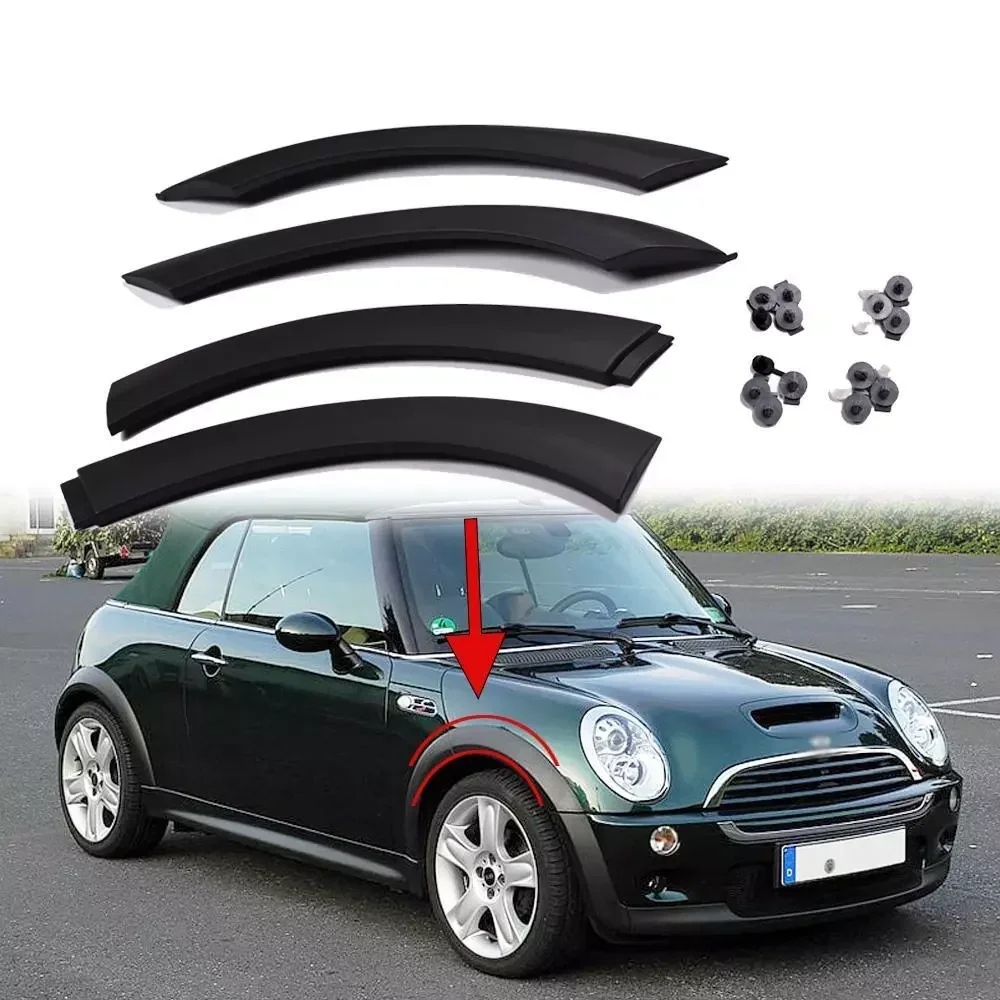 1PCS Wheel Arch Trim Fen-der Car Wheel Fen-der Front Right Upper 51131505866 Replacement For BMW MINI COOPER R50 2002-2008 NEW