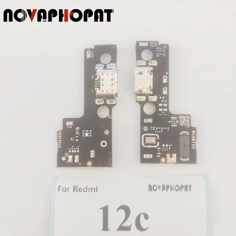 

Novaphopat For Redmi 12C USB Dock Charging Port Charger Plug Microphone MIC Flex Cable Board