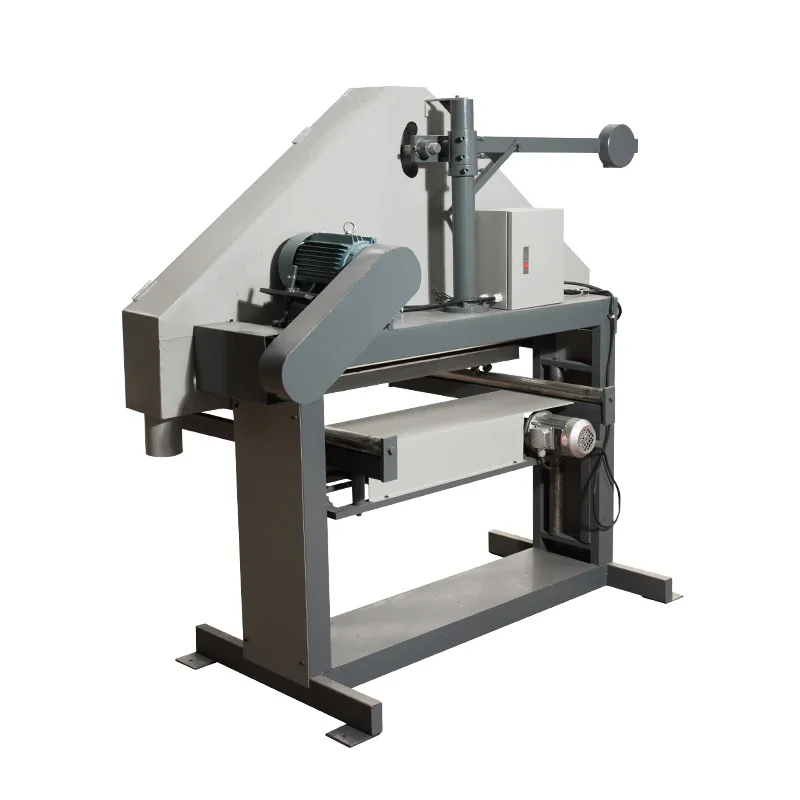 Cheap price long triangle belt manual metal sheet grinding brushing machine