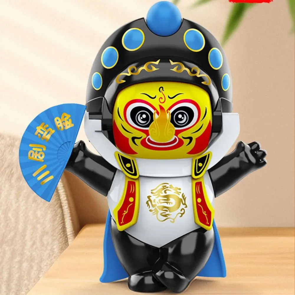 Face Change Opera Face Changing Doll Sichuan Opera Plastics Face Changing Toy Chinese Style DIY Crafts Opera Face Makeup Toy