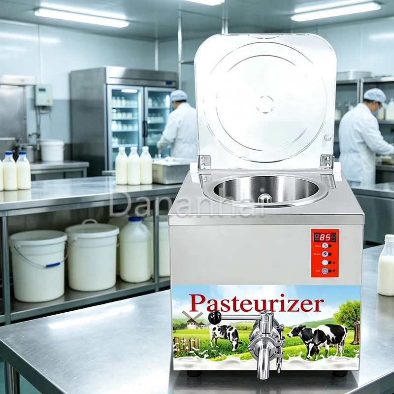 Small Automatic Pasteurizer Machine for Commercial Use - Ice Cream Jam Ketchup Juice Milk Egg Liquid - Food Safety Pasteurizatio