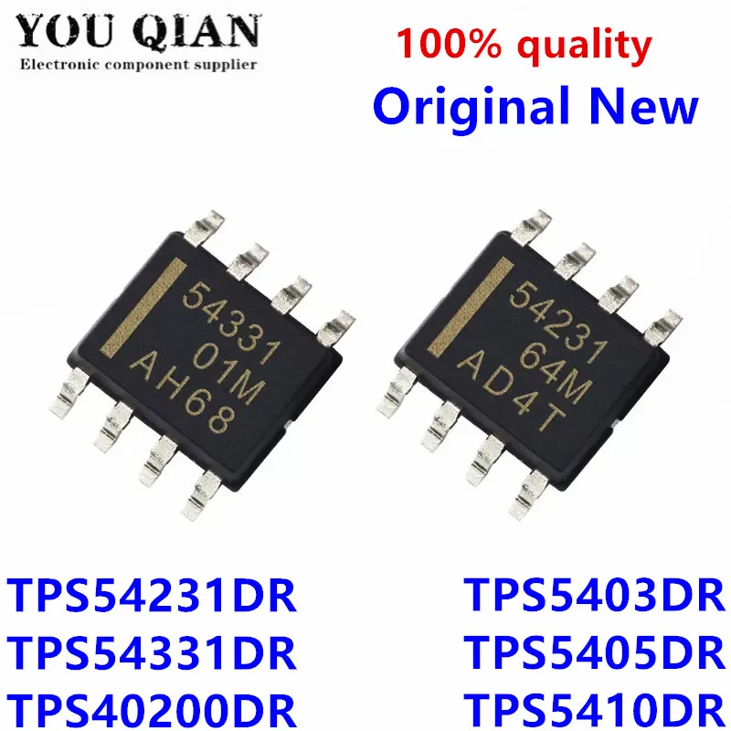 5PCS 100% New TPS40200DR 40200 SOP-8 TPS5403DR T5403 TPS5405DR TPS5410DR TPS5410 TPS54231DR 54N SN74LS390N SN74LS393N 74LS393 D