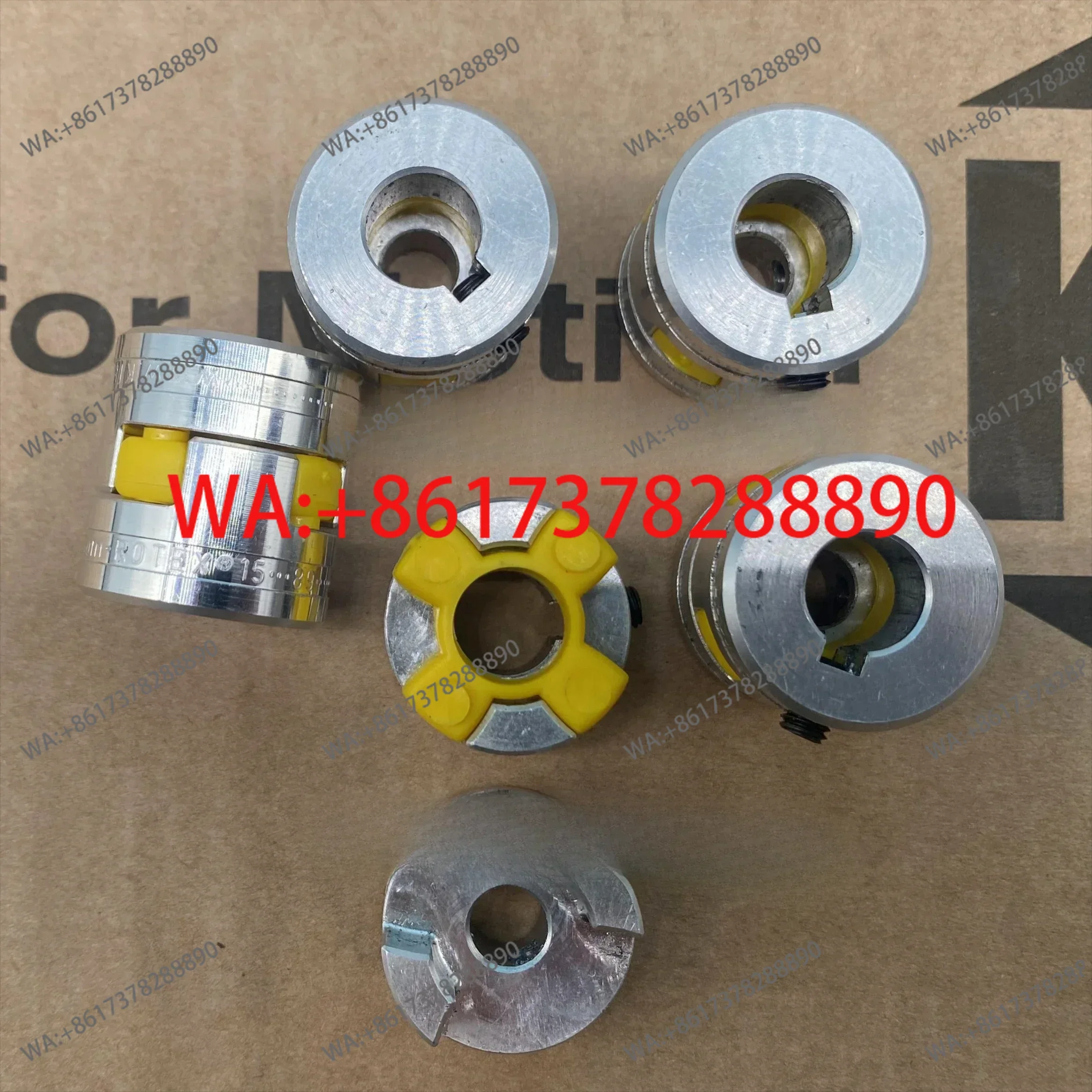 German KTR ROTEX15 aluminum alloy plum blossom 4-piece 2-claw coupling