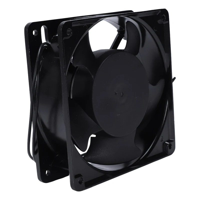 120x120x38 мм 5 лезвий металлический каркас Осевой поток охлаждающий вентилятор AC 220/240 В 0.14A 22 Вт