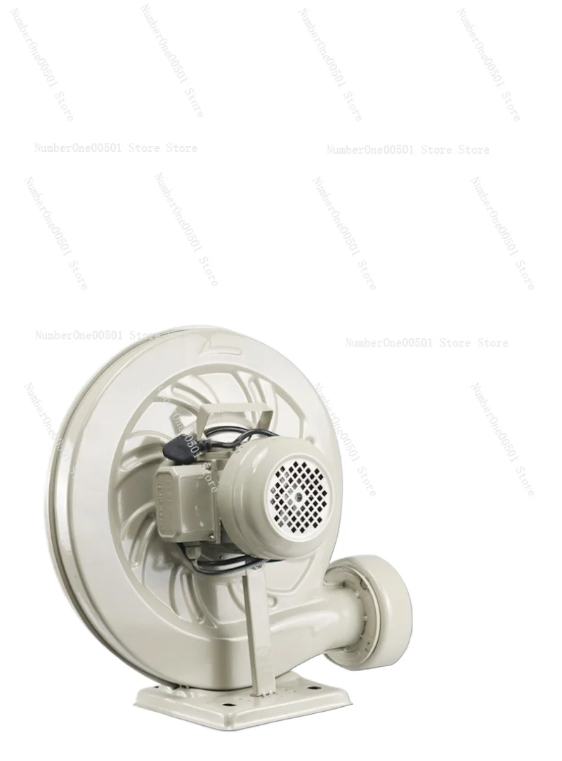 125mm Centrifugal Blower 220V Medium Pressure Industrial Exhaust Fan High Power for Smoke Dust Removal