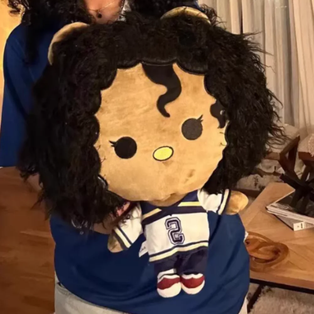 

Hello Kitty Eminem xxxtentacion Frank Ocean Plush Toy Doll with Clothes Stuffed Soft Plush Toys Fans Collect Gif