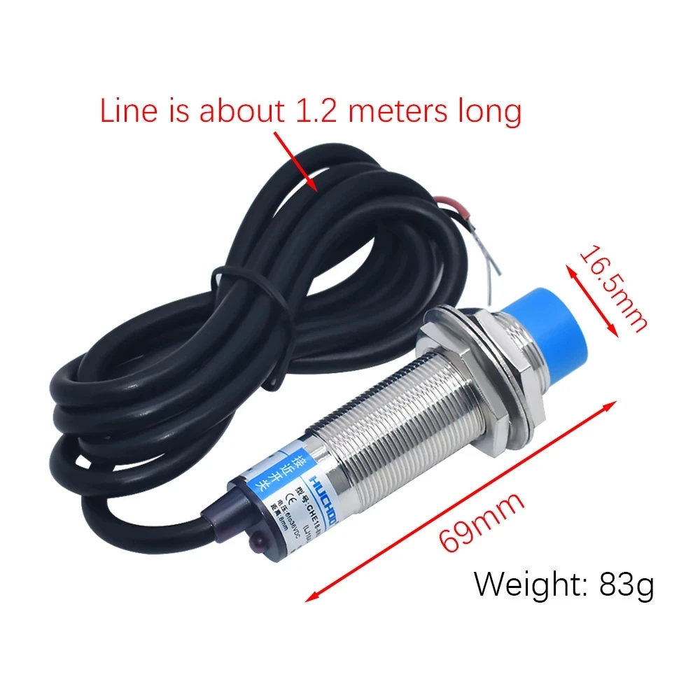 M18 8mm sensing DC 5V inductive proximity sensor switch NPN NO LJ18A3-8-Z/BX-5V work voltage 5VDC special for MCU