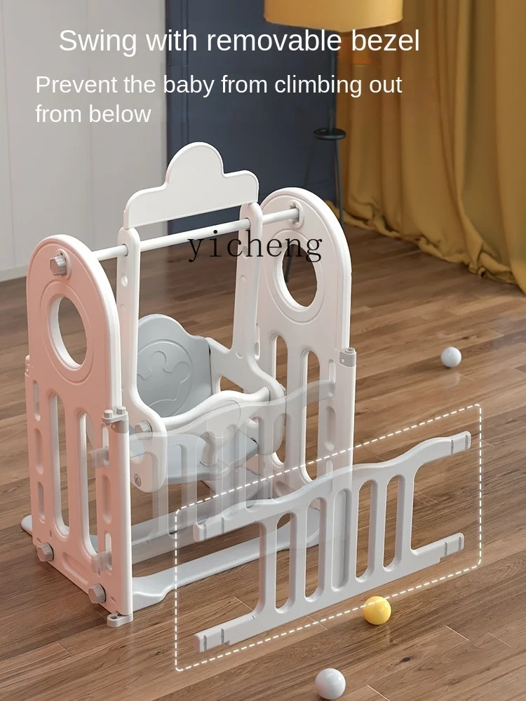 Tqh Children's Game Fence Foldable Baby Protective Grating Indoor Home Baby Toddler Crawling Fence