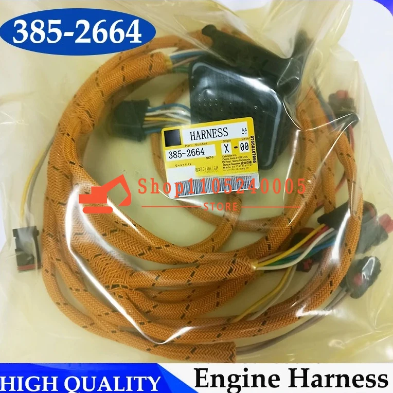 

3852664 C13 Жгут проводов двигателя для 345C 345D E345DL 349D 349D2 725, детали экскаватора 385-2664