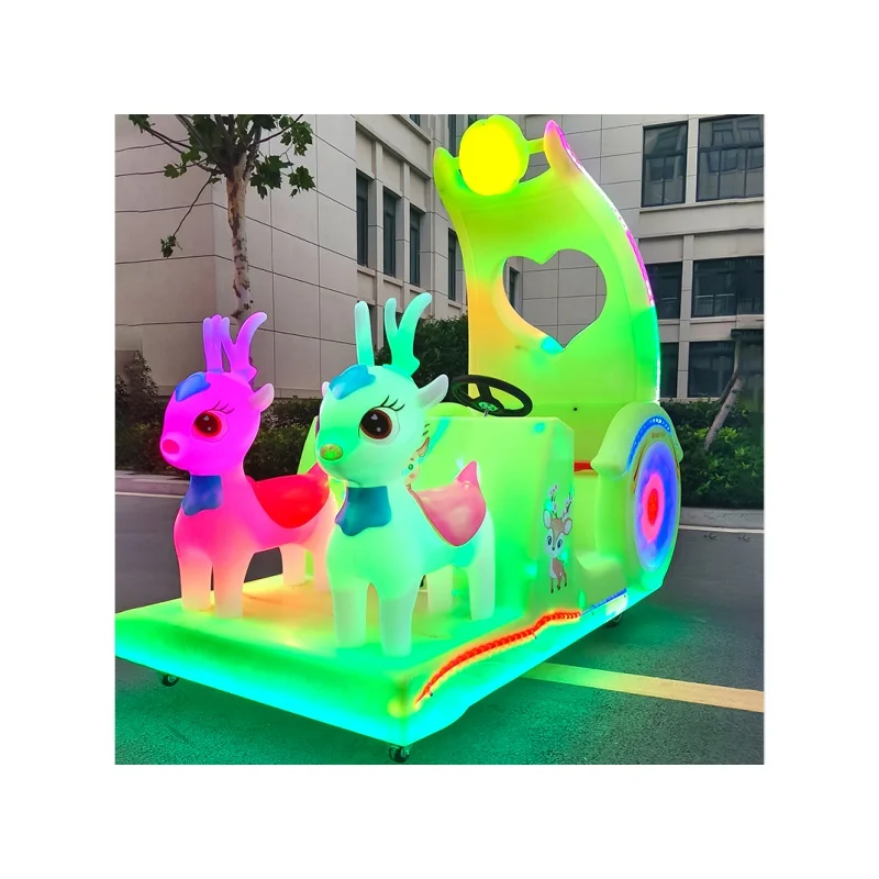 

Luminous bumper car amusement stroller parent-child deer Gabon car factory source factory direct sales timing