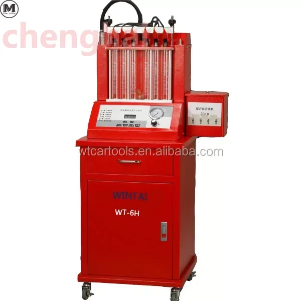 

6 Cylinders Fuel Injector cleaning and testing machine