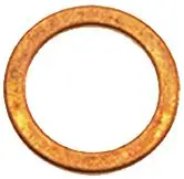 CIMBALI 401234000 حشية نحاسية مسطحة 14 × 10 × 1 مم ماكينة صنع القهوة 5PK