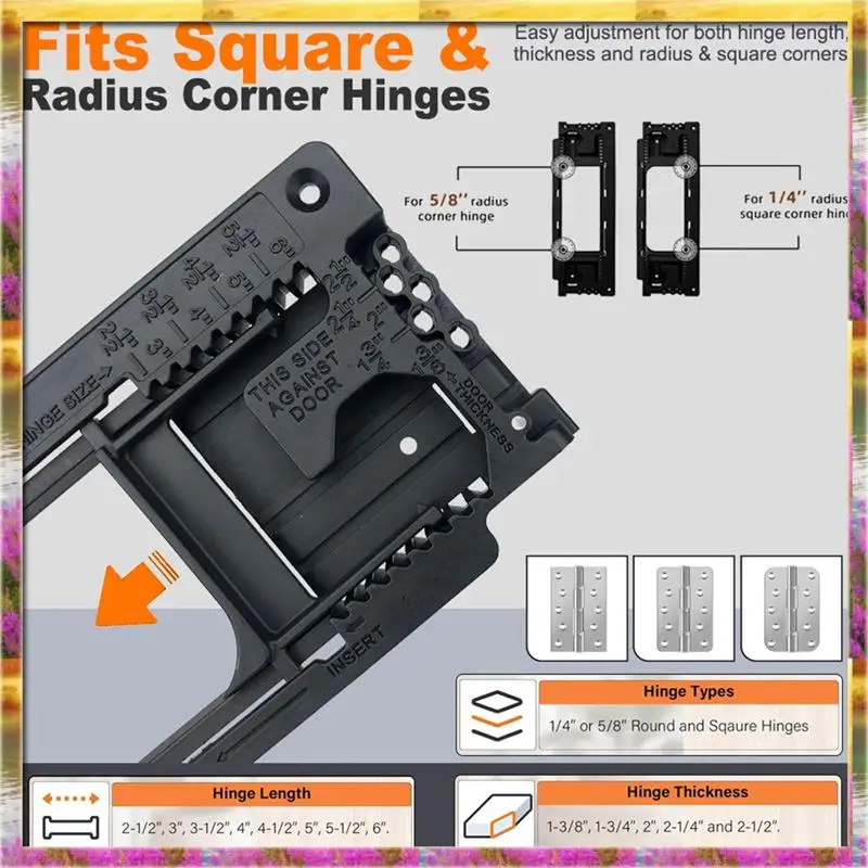 باب سهل الاستخدام لتركيب المفصلي باب النجارة البلاستيكي لقالب المفصلي محدد موقع الشق فتاحة الرقصة #5