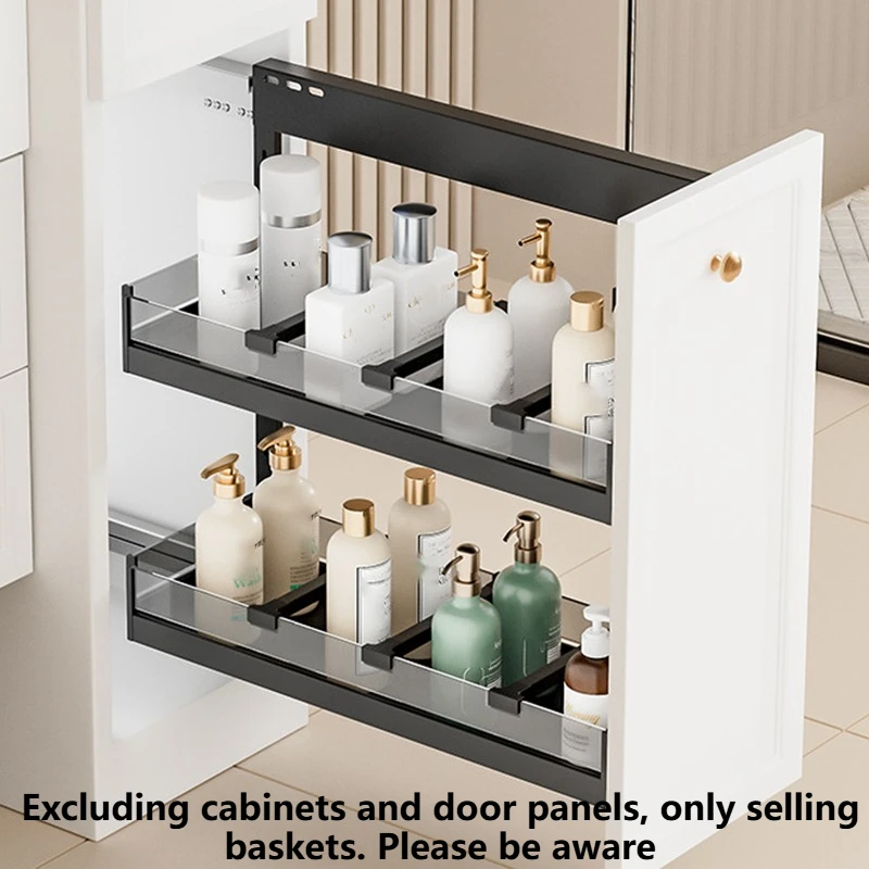 Portable Cabinet Basket Bathroom Kitchen Simple Cabinets Baskets Versatile Creative Drawer Rack Multi Specification Storage Rack