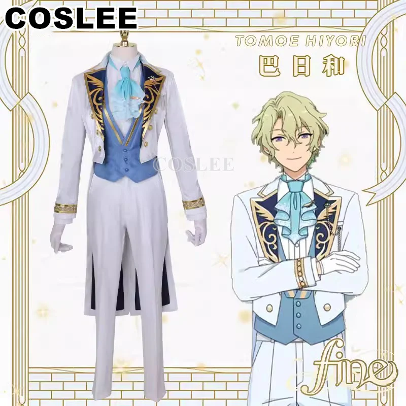 COSLEE Ensemble Stars Fine Tomoe Hiyori Ran Nagisa Tenshouin Eichi Aoba Tsumugi Handsome Uniform Suit Cosplay Costume Party Outf