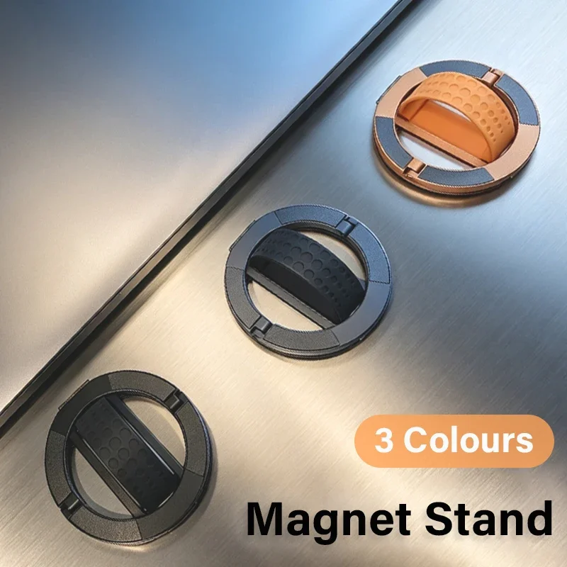 Doppelseitiger magnetischer Handyhalter Magsafe, faltbarer, tragbarer, rutschfester Silikonständer für iPhone 17 16 15 Pro Max Samsung Xiaomi – Detail 3