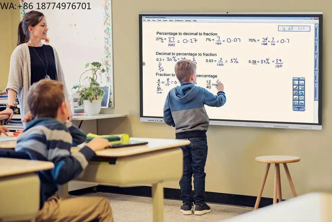 OEM 65-Inch Digital Whiteboard Smart Board for Education Interactive Flat Panel Multi Touch Screen