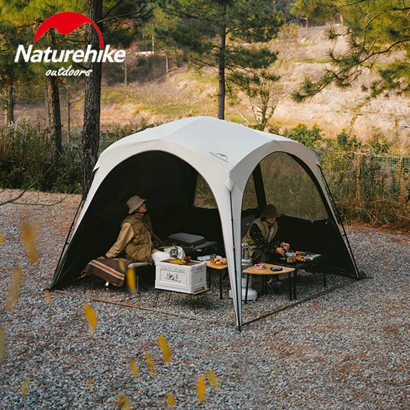 Naturehike Outdoor Camping Sun Shelter 8-10 Person Quick Opening Tent Portable Sun Protection Picnic Hiking Awning Canopy