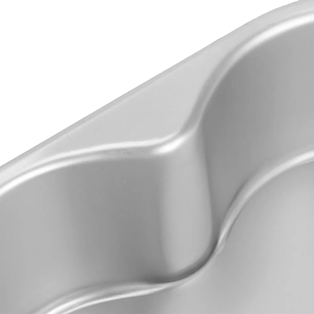 Aluminum Alloy Aluminum Cake Pan Anodized Loose Base Chiffon Cake Mold Heart Shape Lightweight Mousse Cake Pan Bakery Shop