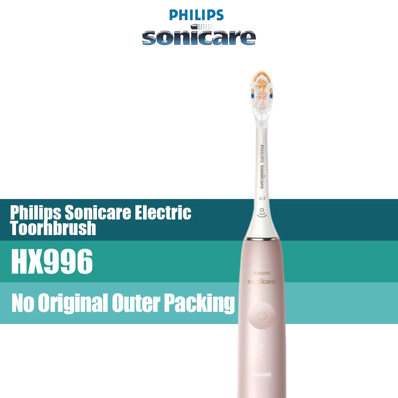 

Philips Sonicare DiamondClean HX9996 rechargeable electric toothbrush Philips Replacement Heads A3 Adult Pink