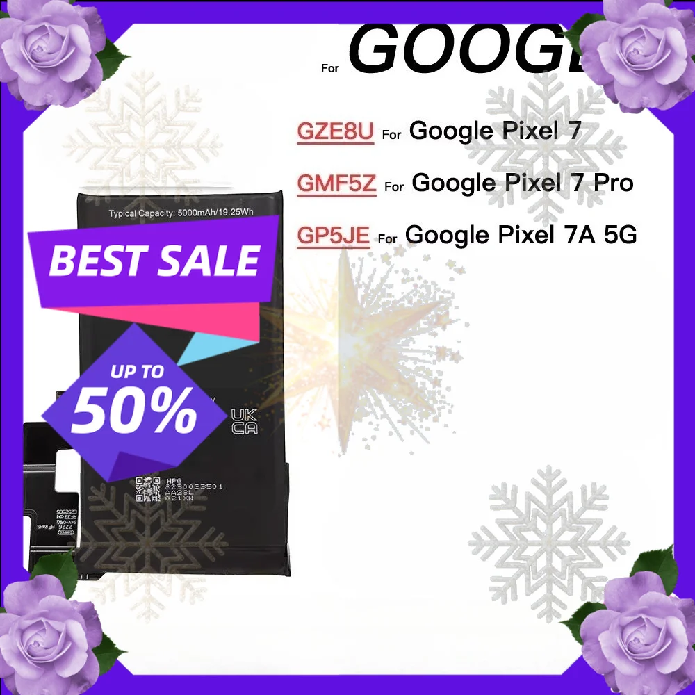 SWZY GZE8U GMF5Z GP5JE Battery for Google Pixel 7 Pixel 7Pro Pixel 7A (5G) Mobile Phone Battery