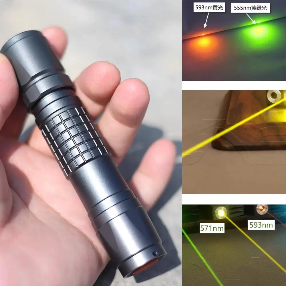 Image of 593nm 571nm 555nm 545nm Punktlasermodul Gelb/Grün Licht Industrieller Holzarbeits-Lokalisator