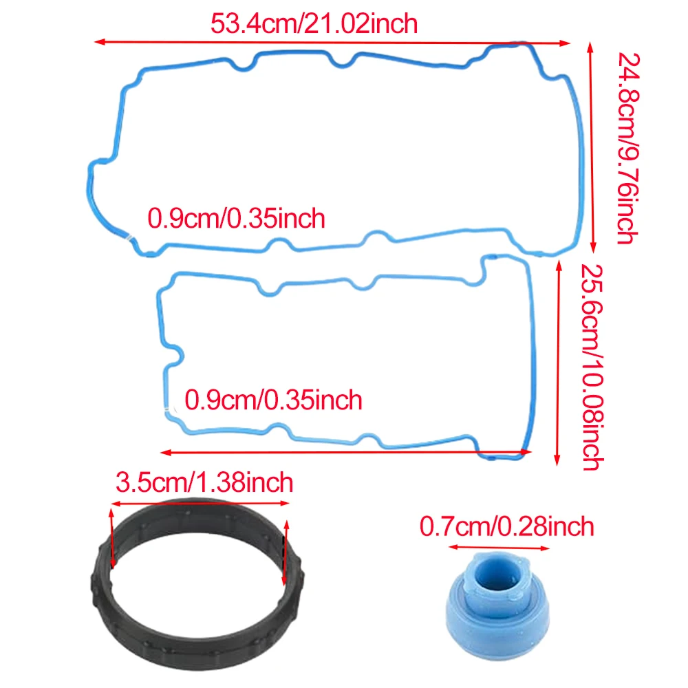 VS50708R Kleppendeksel Pakking Kit Voor Ford Escape 3.0L V6 2968cc/181cid 2006-2008 Motor Kleppendeksel Pakking set