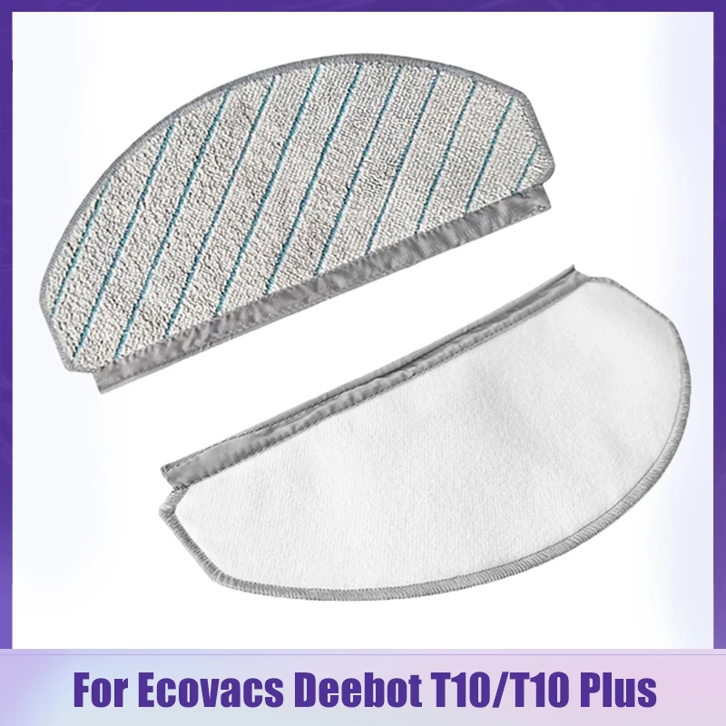 Ecovacs deebot t10/t10 plus用のクリーニングキット,掃除機用の高品質アクセサリー,洗える布クリーナー,スペアパッド