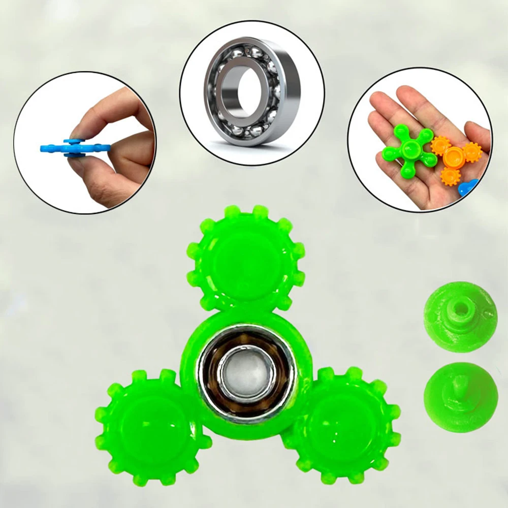 25PCS Für Kinder Jungen Mädchen Zufällig Mini Finger Gyro Spielzeug Fidget Spinner Sensorischen Stress Spielzeug Hand Spinner Party Gefälligkeiten geschenke