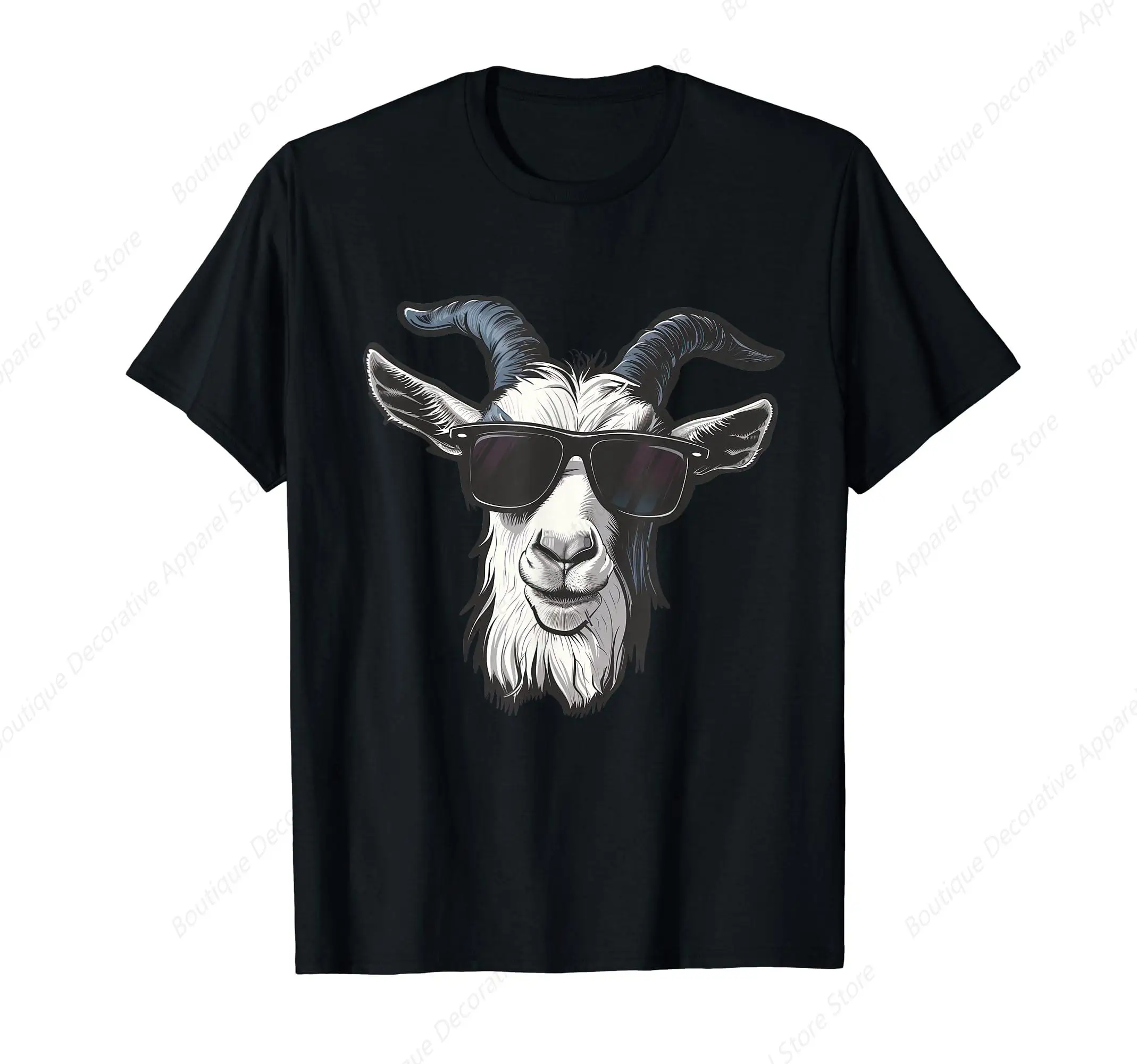 Goat Sunglasses Graphic T-Shirt