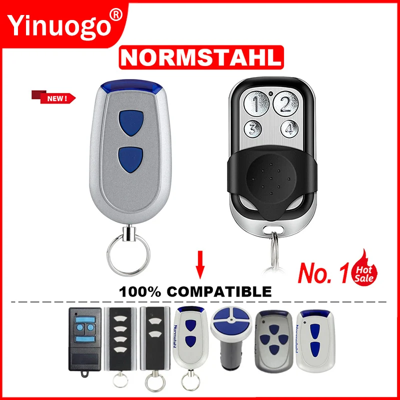 Normstahl Crawford EA433 2KS 4KS 2KM RCU433 2K 4K T433-4 N002800 Garage Door Remote Control 433.92MHz Rolling Code Gate Opener