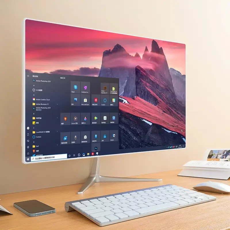 2025 Factory Brand New All-in-one Computer High Quality Office Computer Wholesale Price AIO Industrial Computer