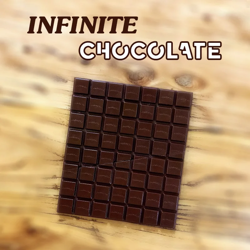 Infinite Chocolate Magic Tricks Professional Close Up Magia Props The Never-Ending Chocolate Bar Illusion Magician Funny Games