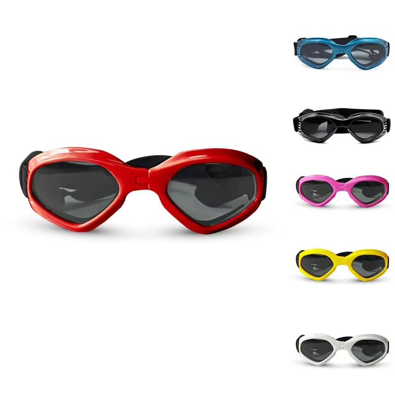 Foldable Pet Glasses V-shaped Creative Dog And Cat Glasses Ski Goggles Pet Accessories Sunglasses