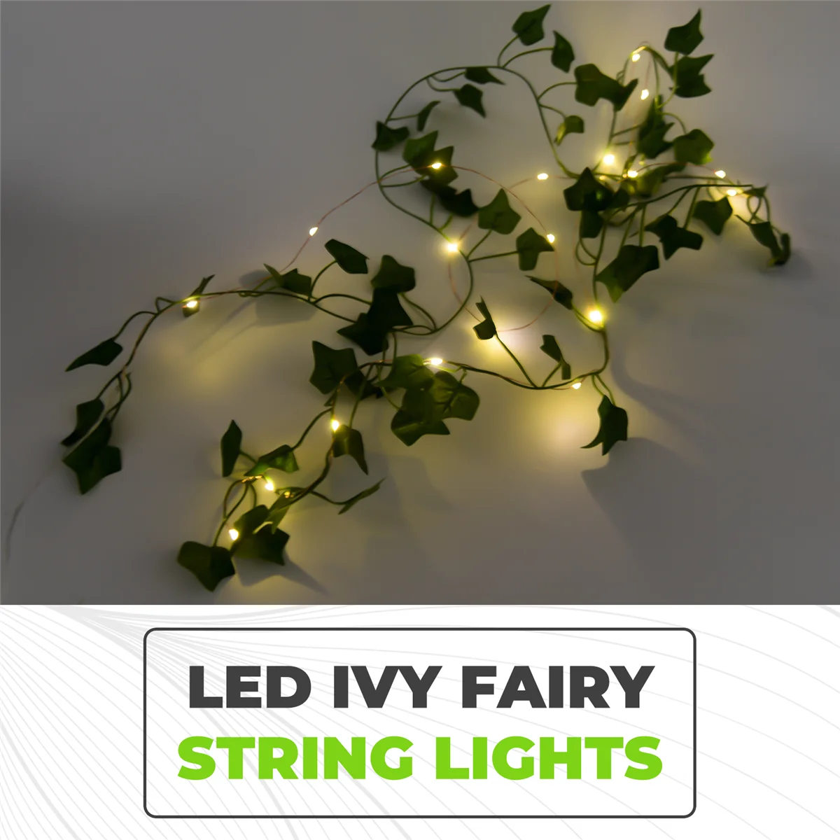 ABJS Солнечные фонари Кленовый лист Гирлянды Водонепроницаемая уличная гирлянда Солнечная лампа Рождество для украшения сада-2M 20LED