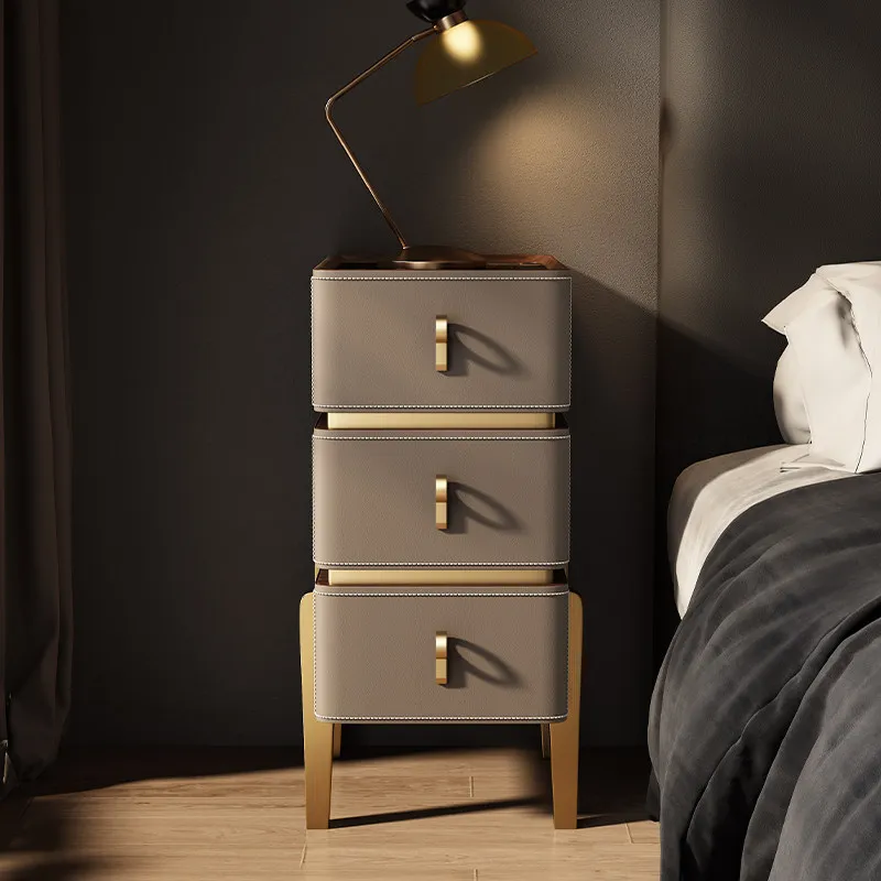

Cabinet Minimalist Classic Bedroom Nightstands Adults Storage Modern Frames Bedside Tables Design Luxury Side Bedroom Furniture