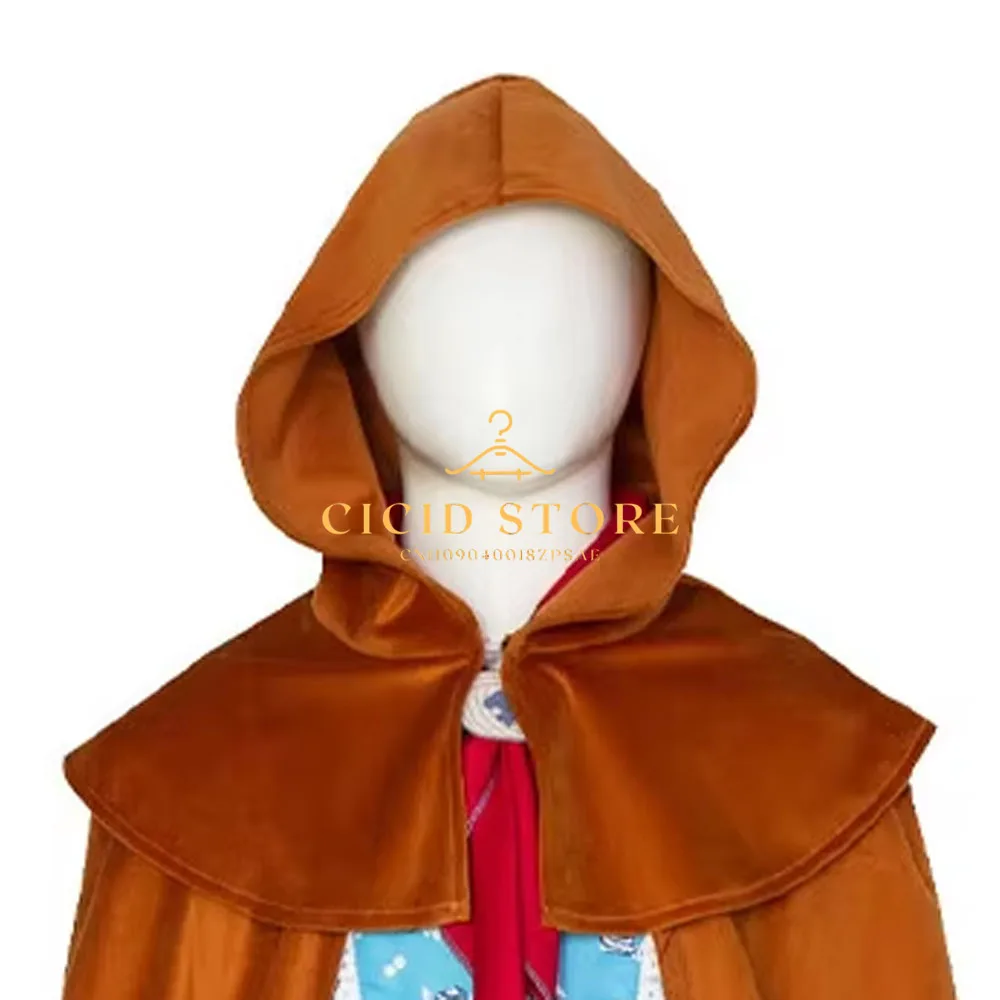 

Holly Wheeler Cosplay Costume TV ST 5 Fantasia Kids Dress Scarf Hooded Cloak Stage Performance Set Halloween Party Carnival Suit