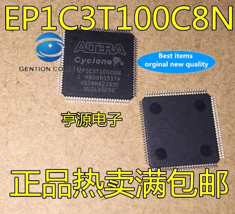 5pcs 100% orginal new  EP1C3T100C8N EP1C3T100C8 Programmable Logic Device TQFP-100
