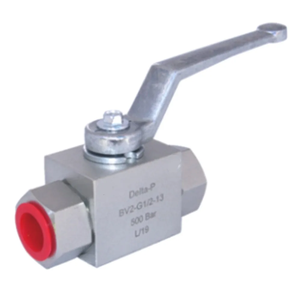 Carbon Steel Hydraulic High-Pressure Ball Valve Nitrile Acetal Sealing BSP- 500 Bar MWP Suitable For Harsh Conditions