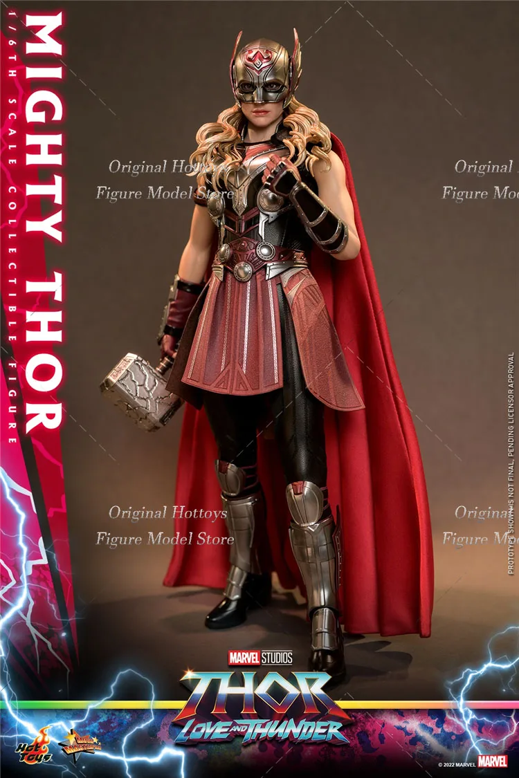 HOTTOYS HT MMS663 1/6 Scale Women Soldier Jane Foster Thor：Love And Thunder Superhero Full Set 12-inch Action Figure Model