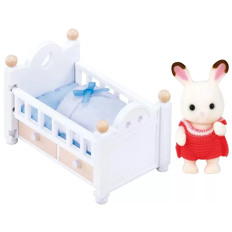 

Sylvanian Families Chocolate Rabbit Baby Set Animal Toys Dolls Girl Gift New in Box 5017