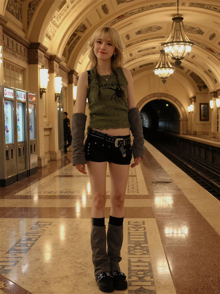 Shorts Women High Waist Skort Shorts Ruffled Aesthetic Kawaii Cottagecore A-Line Girlish Fairycore Sweet Summer Preppy Chic Club