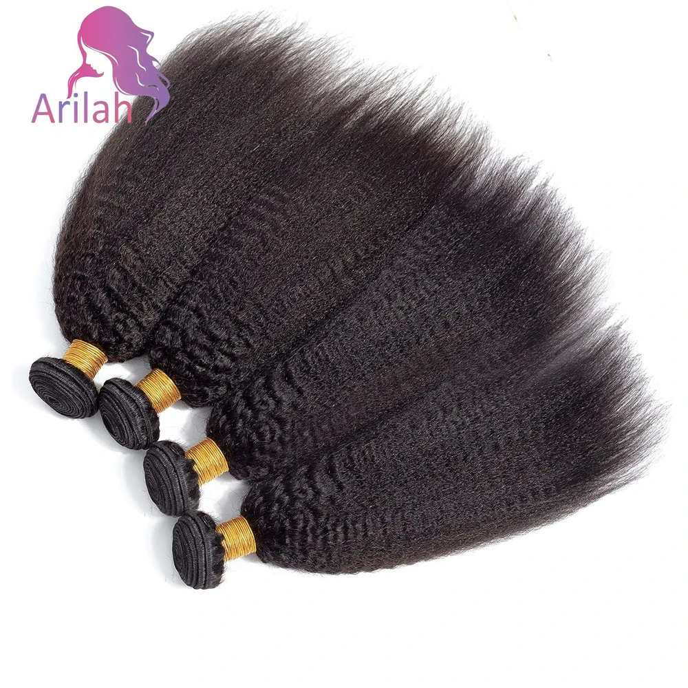 

30 дюймов 12А класс кудрявые прямые пучки человеческих волос двойной уток наращивание волос 100 г/шт натуральный цвет бразильские девственные волосы