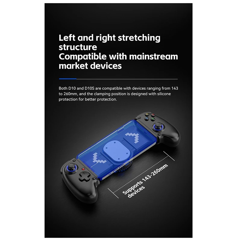 B04B-D10 Stretch Gamepad Für Delta PS4 Android IOS Tablet Switchxbox 400Mah Multifunktions-Streaming-Joystick