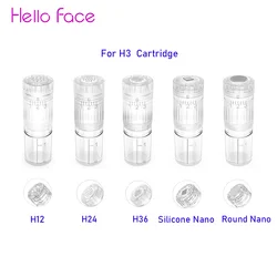 Dr. Pen H3 Cartridge Replacement Needle 12 Pin 24 Pin 36 Pin Needle Nano Silicon Chip Hydra pen H3 50PCS Microneedling Device