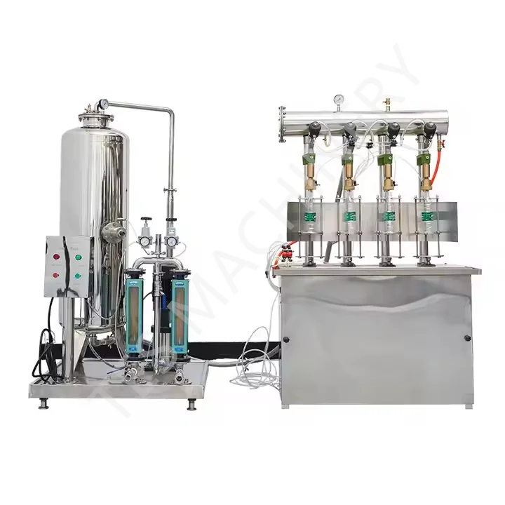 Máquina automática de mistura de refrigerantes/linha de produção de água refrigerante/máquina de enchimento de bebidas carbonatadas máquina de fabricação de refrigerante