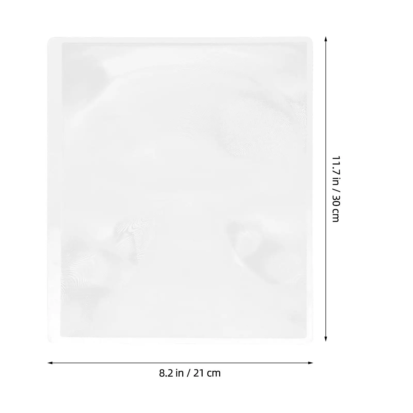 Lente d'ingrandimento per carte 300mmx210mm Lettore di pagine di grandi dimensioni per anziani Foglio di Fresnel portatile Ingrandimento 3x Strumento di aiuto per la lettura