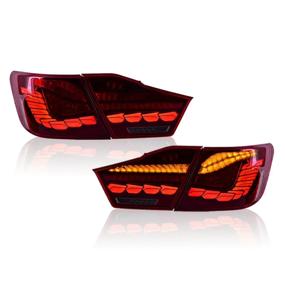 

Car For Toyota Camry 7th Taillight 2012-2014 Upgrade Modified To New DRL Dynamic Turn Signal LED Taillight Auto Accessories